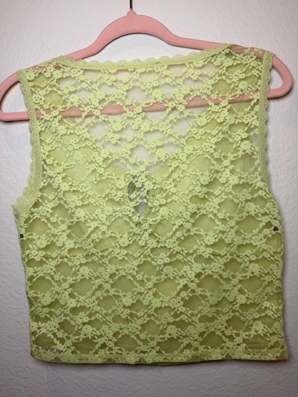 Lace Tie Front Crop Top Coquette Fairy Core Y2K Baby Tee Festival Green - Picture 2 of 9
